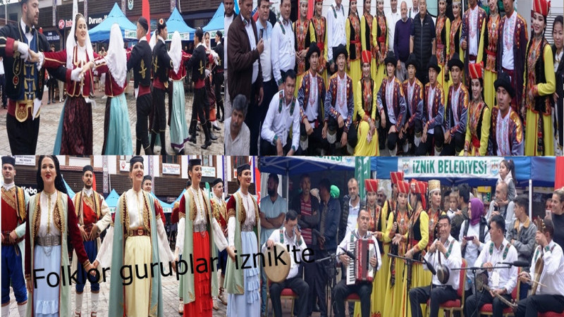 Kara Batum Dans ekibi, Karadağ ve Özbekistan Folklor gurupları İznik’te