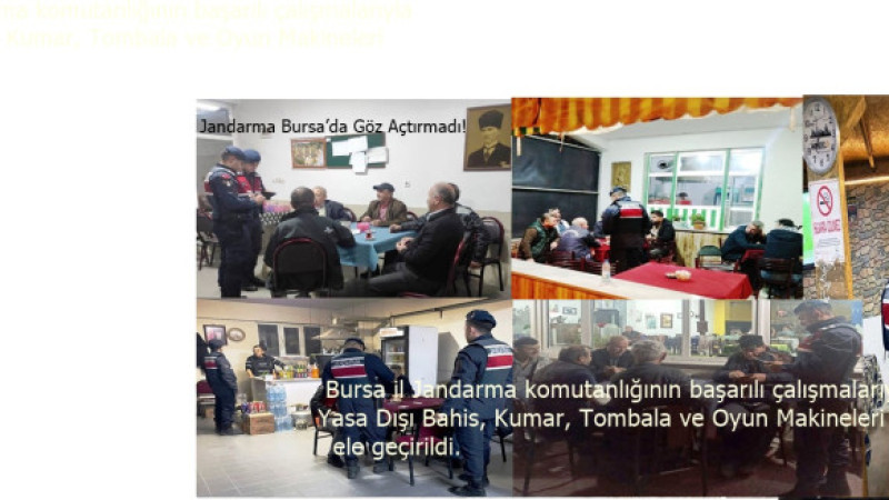 Jandarma Bursa’da Göz Açtırmadı!