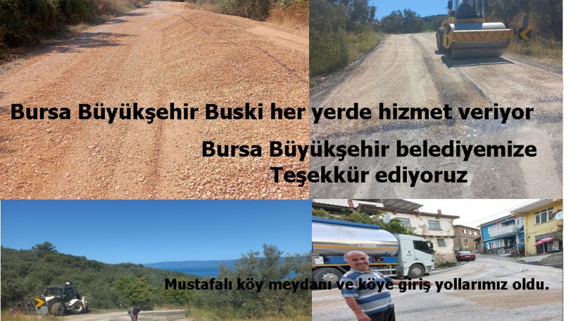 BURSA BÜYÜKŞEHİR BELEDİYESİ KÖYLERE HİZMET VERİYOR