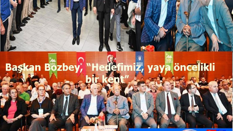 Başkan Bozbey, “Hedefimiz, yaya öncelikli bir kent”