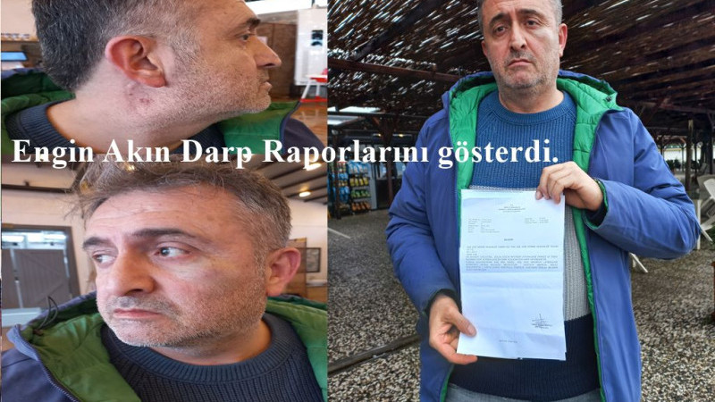 DARP EDİLEN AKIN DARP İZLERİNİ GÖSTERDİ.