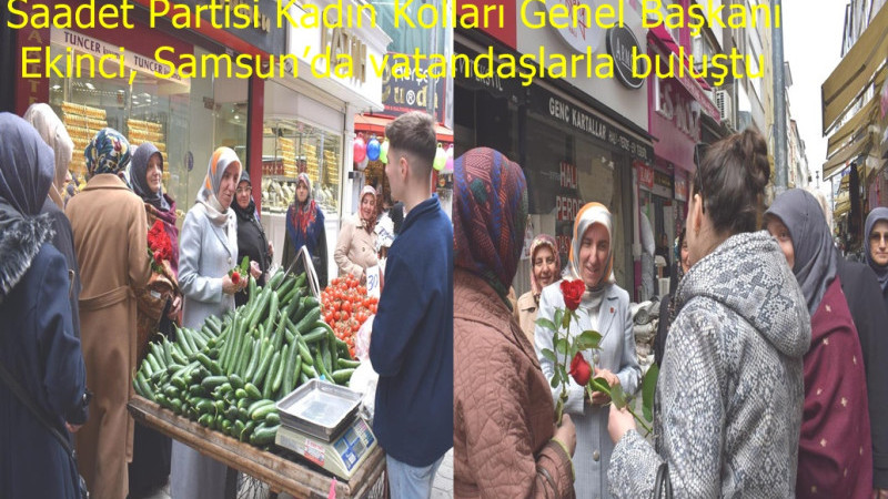 Kadın Kolları Genel Başkanı Ekinci Saha Ziyaretlerine Hız Verdi.