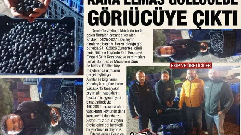  KARA ELMAS GÖLLÜCE'DE GÖRÜCÜYE ÇIKTI!