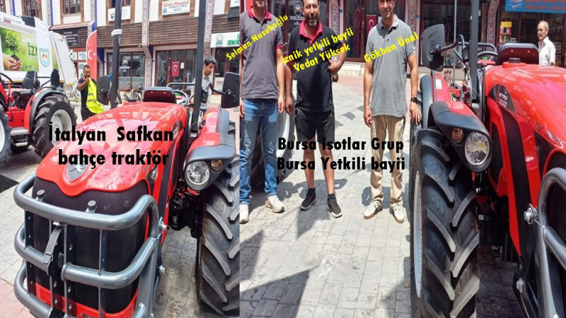 Antonio Carraro Traktörleri  tanıtım için her hafra iznk'te 