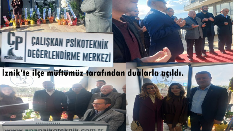 Çalışkan Psikoteknik Değerlendirme Merkezi Hayırlı olsun