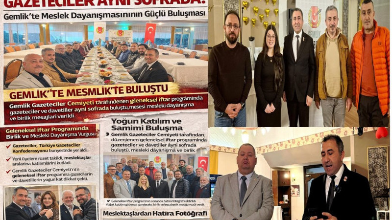 Gazeteciler Aynı Sofrada Buluştu