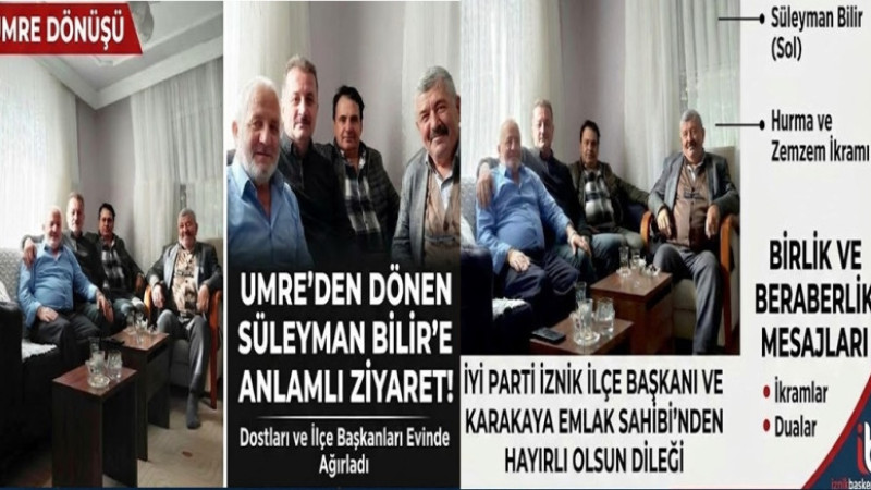KUTSAL TOPRAKLARDAN DÖNÜŞE ANLAMLI ZİYARET: